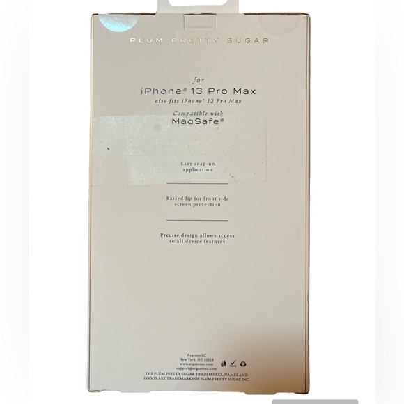 NEW PLUM PRETTY SUGAR wildflower protective case for iPhone 12/13 Pro Max. - Picture 2 of 4